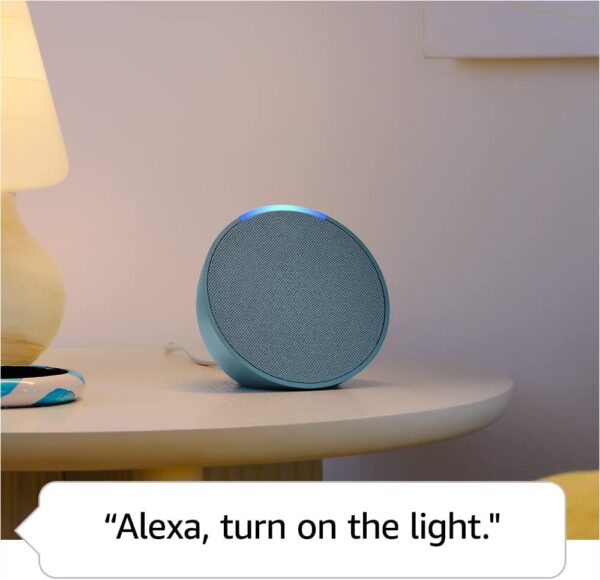 Amazon Echo Pop (newest model), Full sound compact smart speaker with Alexa, Lavender Bloom - Image 4