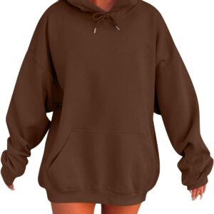 Womens Hoodies Oversized Sweatshirt Pullover Fleece Sweaters Long Sleeve Winter Fall Outfits Fashion Y2k Cute Clothes