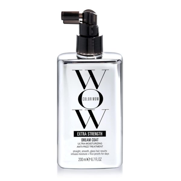 COLOR WOW Extra Strength Dream Coat – Powerful ultra moisturizing, anti humidity treatment for extremely frizz prone hair| glassy smooth, straight + resistant styles up to 3-4 washes