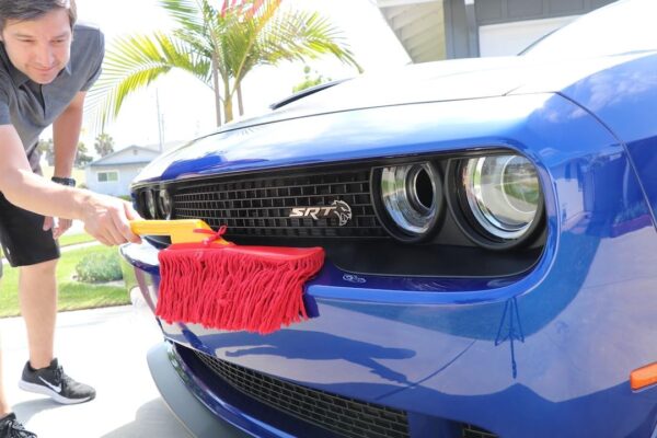 California Car Duster 62442 Standard Car Duster with Wooden Handle,Red - Image 4