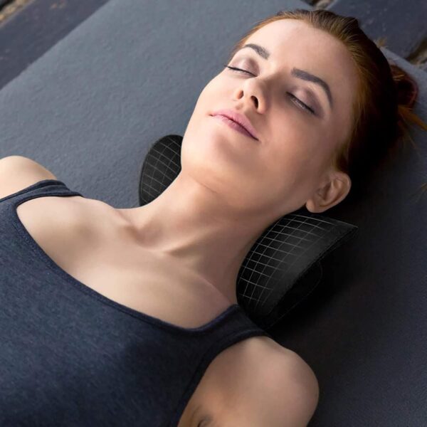 RESTCLOUD Neck and Shoulder Relaxer, Cervical Traction Device for TMJ Pain Relief and Cervical Spine Alignment, Chiropractic Pillow, Neck Stretcher (Black) - Image 3