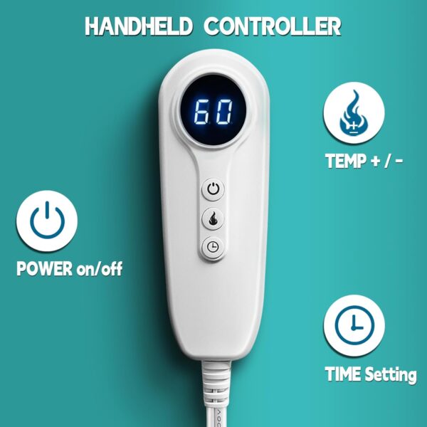 Christmas Gifts for Women, Mom, Neck Shoulder Heating Pad Gifts for Men, Dad, Fathers Day, Electric Weighted Heat Pads for Back, Cramps and Leg, Mothers Day Gifts for Mom from Daughter, Son - Image 2