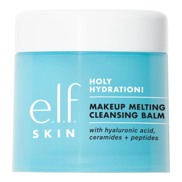e.l.f. SKIN Holy Hydration! Makeup Melting Cleansing Balm, Face Cleanser & Makeup Remover, Infused with Hyaluronic Acid to Hydrate Skin - Image 6