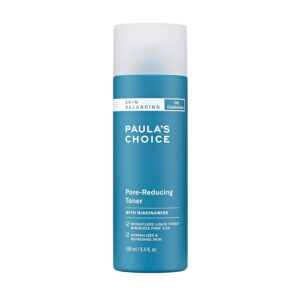 Paula\'s Choice SKIN BALANCING Pore-Reducing Face Toner for Combination and Oily Skin, Minimizes Large Pores, Controls Oil & Shine, Hydrates & Replenishes, Suitable for Acne-Prone Skin