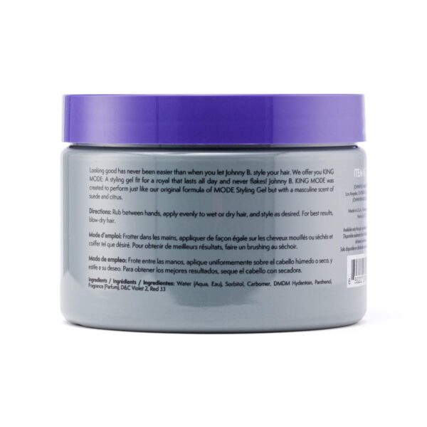 JOHNNY B. King Mode Professional Hair Styling Gel - Image 2
