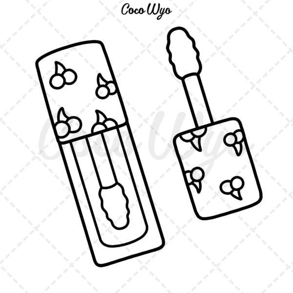 Glow Cosmetics: Coloring Book for Adults and Kids, Bold and Easy, Simple and Big Designs for Relaxation Featuring Cosmetic Items, Makeup, and Skincare Products (Bold & Easy Coloring) - Image 4