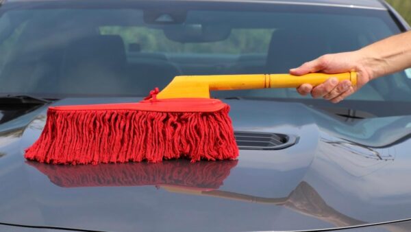 California Car Duster 62442 Standard Car Duster with Wooden Handle,Red - Image 2