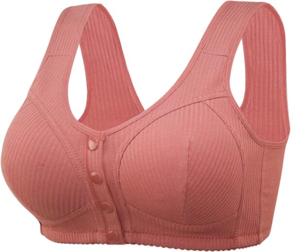 Daisy Bras for Older Women Front Closure Comfort Bra No Underwire Support Bras Comfortable Push Up Wireless Bras - Image 5