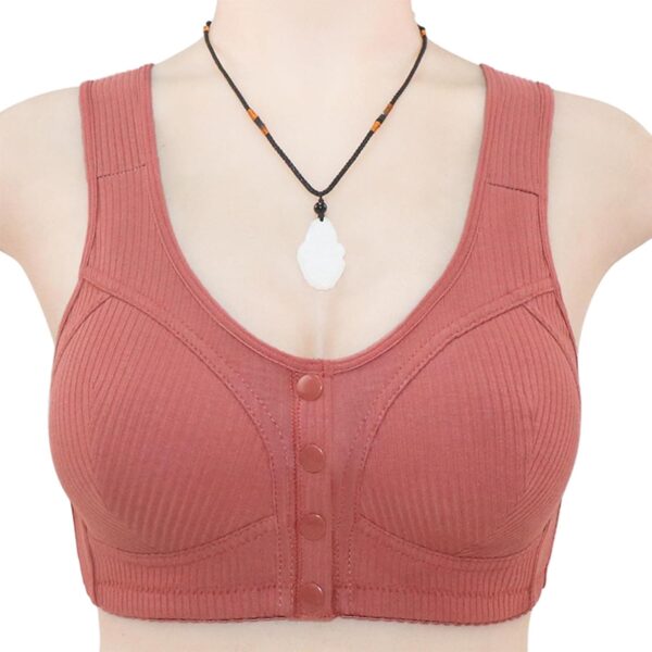 Daisy Bras for Older Women Front Closure Comfort Bra No Underwire Support Bras Comfortable Push Up Wireless Bras - Image 6