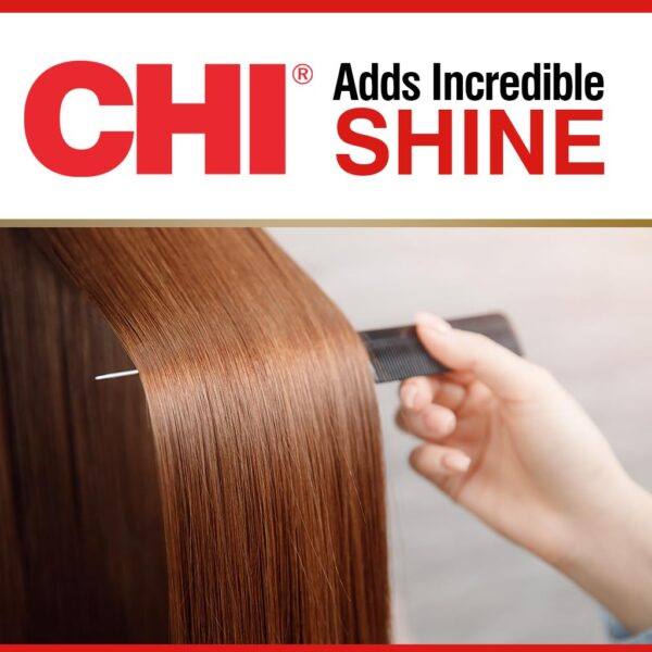 CHI Shine Infusion Thermal Polishing Spray, Adds Shine, Controls Frizz & Split Ends for All Hair Types - Unisex, Sulfate & Paraben-Free - 5.3 Oz - Image 4