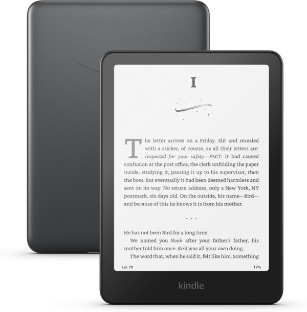 All-new Amazon Kindle Paperwhite Signature Edition (32 GB) – Our fastest Kindle with auto-adjusting front light, wireless charging, and weeks of battery life – Metallic Black - Image 2