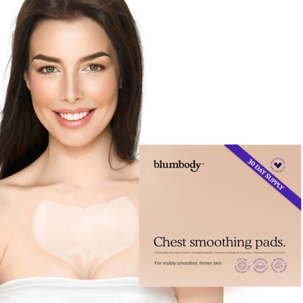 Chest Wrinkle Pads - Anti-Wrinkle Silicone Patches Skin Firming & Smoothing - Reusable Overnight Silicone Wrinkle Patches - Anti Aging Pad For Crepe Erase & Wrinkles - Neck & Décolleté (1.5-mo Supply) - Image 2