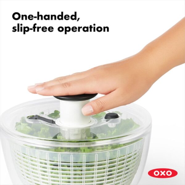 OXO Good Grips Large Salad Spinner - 6.22 Qt., White - Image 3