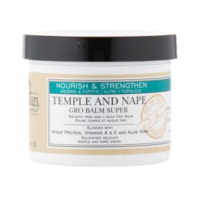 Dr. Miracle\'s Temple and Nape Gro Balm - For Healthy Hair Growth, Contains Wheat Protein, Aloe, Vitamin A, Vitamin D, Strengthens, Promotes Growth, 4 oz