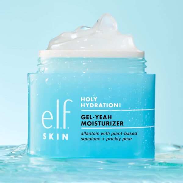 e.l.f. SKIN Holy Hydration! Gel-Yeah Moisturizer, Lightweight Moisturizer For Plump, Hydrated Skin, Infused With Squalane, Vegan & Cruelty-free - Image 3