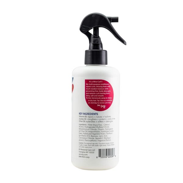 So Cozy Leave In Conditioner Spray (8 Fl Oz) Paraben-Free Detangler for Kids\' Curly Hair, Deep Conditioner & Tangle-Free Curls, Gentle & Nourishing with Keratin, Vitamin B5, Olive Oil & Jojoba Oil - Image 2