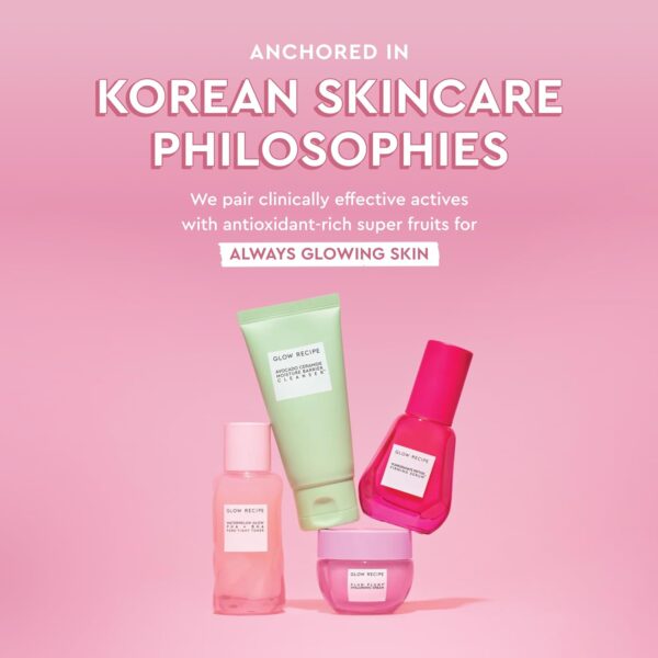 Glow Recipe Soothe, Glow & Bright Gift Set - Holiday Skincare Set with Niacinamide Dew Drops Face Serum + Avocado Ceramide Facial Serum + Guava Dark Spot Serum - Korean Skincare Travel Kit (3 Count) - Image 6
