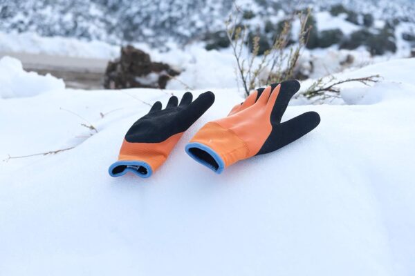 G & F Products Waterproof cold weather Double Coated Windproof HPT Plam and Fingers Acrylic Terry inner - Image 5