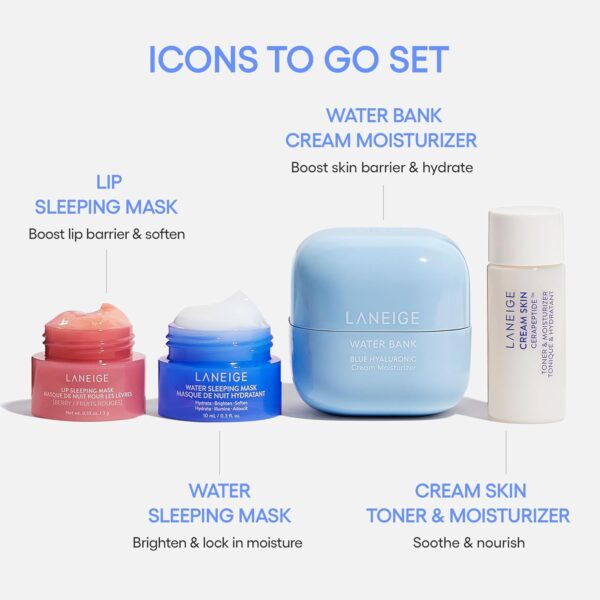 LANEIGE Water Bank Blue Hyaluronic Moisturizer: Barrier-Boosting Hydration, Squalane, Ceramide, Dermatologist-tested - Image 2