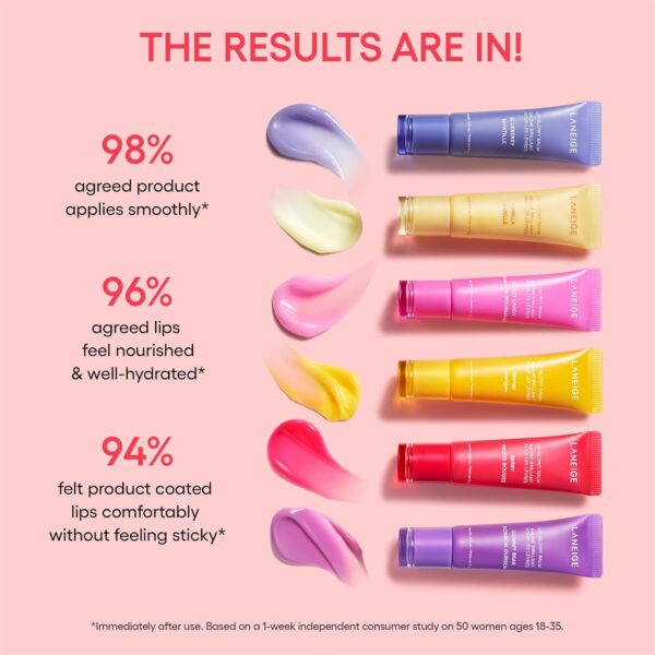 LANEIGE Lip Glowy Balm Stocking Stuffer: Hydrate, Glossy, Lightweight, Moisturize & Tint with Shea Butter - Image 6