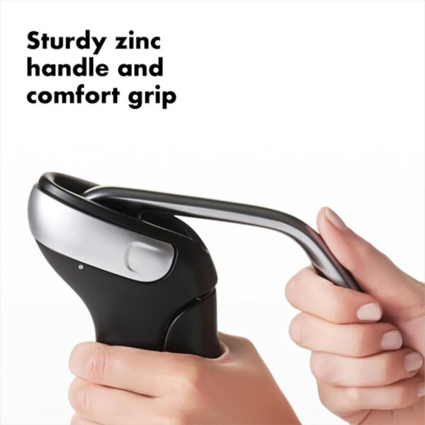 OXO Steel Vertical Lever Corkscrew with Removable Foil Cutter - Image 3