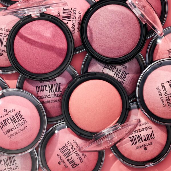 essence | Pure Nude Baked Blush | Highly Pigmented Baked Texture for a Bright, Healthy Glow | Available in 8 Gorgeous Shimmery Shades | Vegan & Cruelty Free (01 Shimmery Rose) - Image 6