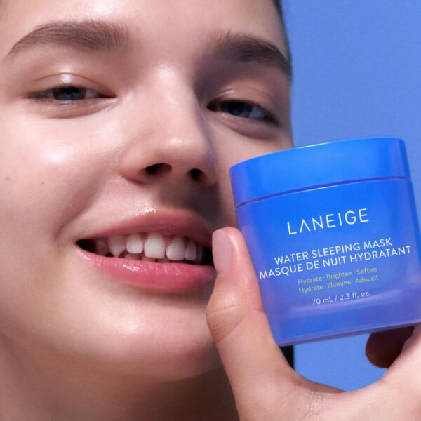 LANEIGE Water Sleeping Mask: Korean Overnight Mask, Squalane, Probiotic-Derived Complex, Hydrate, Barrier-Boosting, Visibly Smooth and Brighten - Image 5