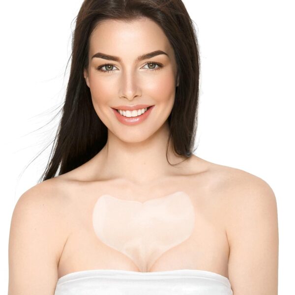 Chest Wrinkle Pads - Anti-Wrinkle Silicone Patches Skin Firming & Smoothing - Reusable Overnight Silicone Wrinkle Patches - Anti Aging Pad For Crepe Erase & Wrinkles - Neck & Décolleté (1.5-mo Supply) - Image 6