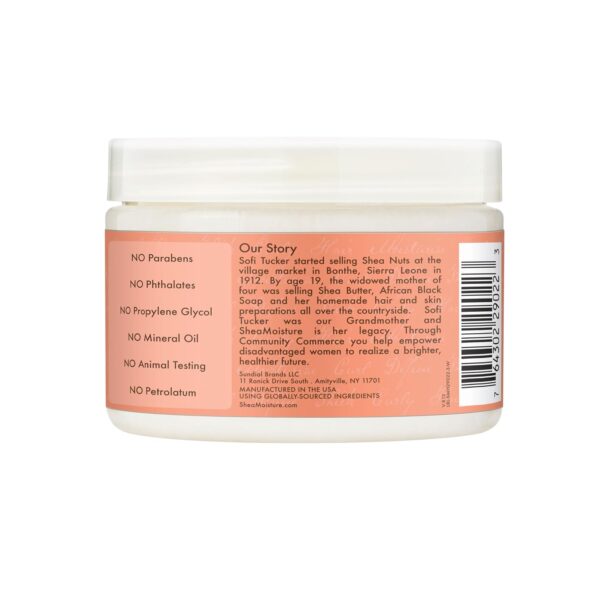 SheaMoisture Smoothie Curl Enhancing Cream Coconut and Hibiscus for Thick, Curly Hair Sulfate Free and Paraben Free 12 oz - Image 2