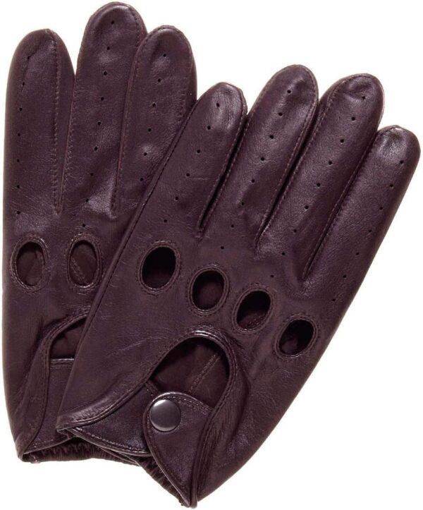 Pratt & Hart Silverstone Men’s Leather Driving Gloves (Unlined) Great for Bikers and Motorcycle Enthusiasts (Sheepskin) - Image 4