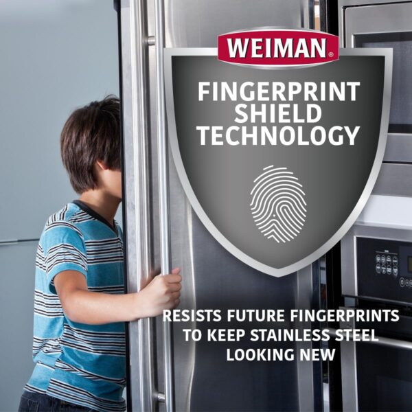 Weiman Stainless Steel Cleaner Kit - Removes Fingerprints, Residue, Water Marks, and Grease - Image 3