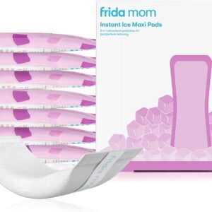Frida Mom 2-in-1 Postpartum Pads, Absorbent Perineal Ice Maxi Pads, Instant Cold Therapy Packs and Maternity Pad in One