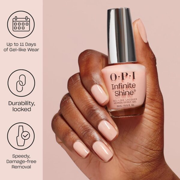OPI Infinite Shine Long Wear Nail Polish | Opaque Crème Metallic Shimmer Gel Like Nail Polish | Wicked Limited Edition Holiday Collection - Image 2
