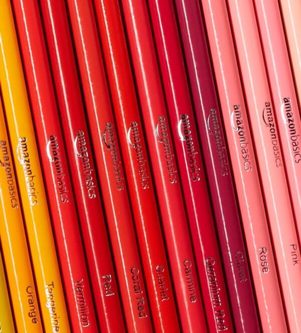Amazon Basics Premium Colored Pencils 72 Count, Soft Core, Multicolor, Back to School Supplies (Pack of 1) - Image 4