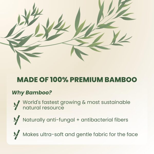 Clean Skin Club Bamboo Viscose Clean Towels XL, World 1ST Biodegradable Face Towel, Disposable Dry Makeup Removing Wipes, Super Soft for Sensitive Skin (50 Count/Single Box) - Image 5
