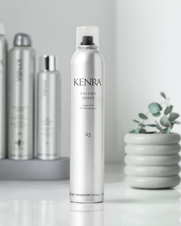 Kenra Professional Volume Spray 25 | Super Hold Finishing & Styling Hairspray | Flake-free & Fast-drying | Wind & Humidity Resistance | All Hair Types - Image 5