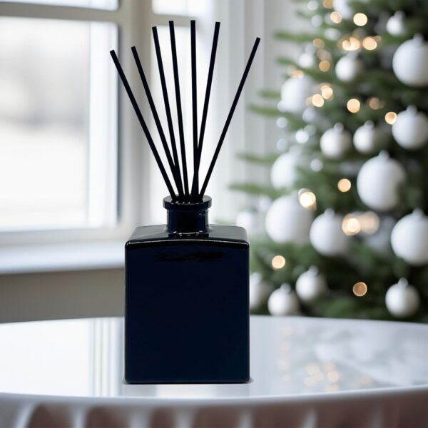 Urban Naturals BlackBerry Vanilla Reed Diffuser Set – Ripe Blackberries, Warm Vanilla & Patchouli – 5 Ounce Sleek Black Rectangular Refillable Glass Bottle – Made in The USA - Image 5