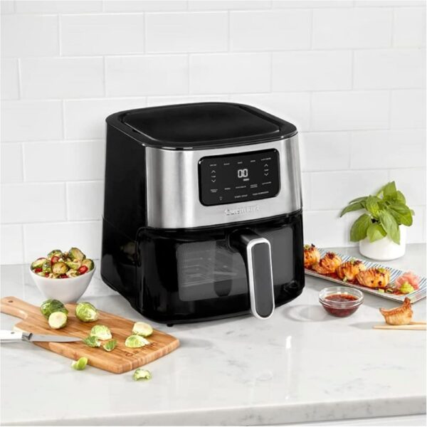 Cuisinart Air Fryer Oven – 6-Qt Basket Stainless Steel Air Fryer – Dishwasher-Safe Parts with 5 Presets – Roast, Bake, Broil, Air Fry and Keep Warm – Quick & Easy Meals – AIR-200 - Image 2