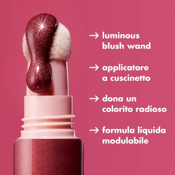 e.l.f. Halo Glow Blush Beauty Wand, Liquid Blush Wand For Radiant, Flushed Cheeks, Infused With Squalane, Vegan & Cruelty-free, Berry Radiant - Image 5