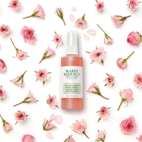Mario Badescu Facial Spray with Aloe, Herbs and Rose Water for All Skin Types, Face Mist that Hydrates, Rejuvenates & Clarifies - Image 6