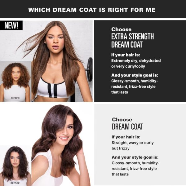 COLOR WOW Extra Strength Dream Coat – Powerful ultra moisturizing, anti humidity treatment for extremely frizz prone hair| glassy smooth, straight + resistant styles up to 3-4 washes - Image 6