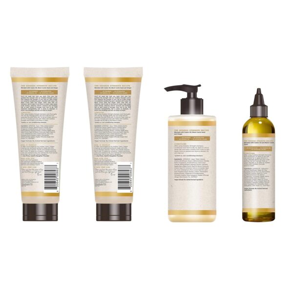 Carol\'s Daughter X Coco Gauff Goddess Strong Bundle: Hair Care Kit with Shampoo, Conditioner, Leave-In Treatment and Scalp Oil, 4 Items - Image 3