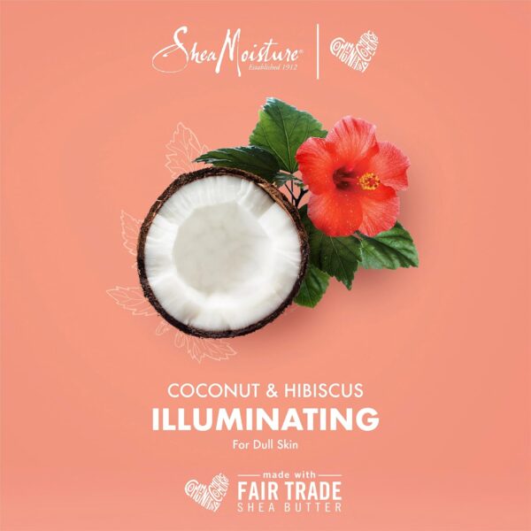 SheaMoisture Smoothie Curl Enhancing Cream Coconut and Hibiscus for Thick, Curly Hair Sulfate Free and Paraben Free 12 oz - Image 5