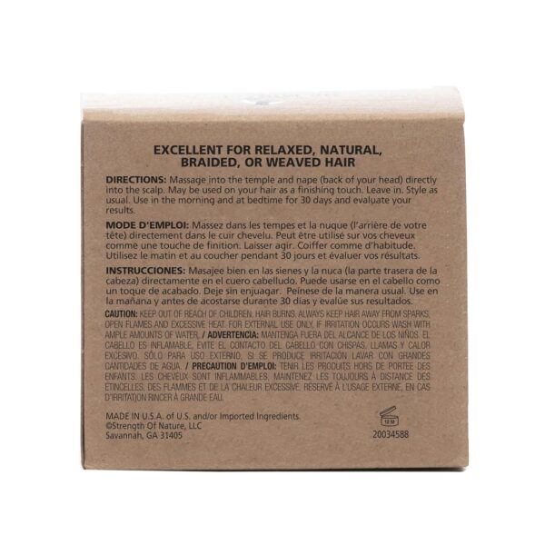 Dr. Miracle\'s Temple and Nape Gro Balm - For Healthy Hair Growth, Contains Wheat Protein, Aloe, Vitamin A, Vitamin D, Strengthens, Promotes Growth, 4 oz - Image 3