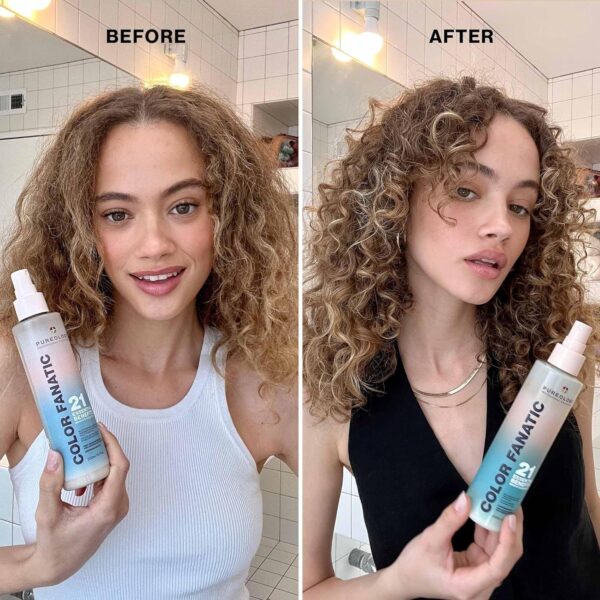Pureology Color Fanatic Leave-in Conditioner | Hair Treatment and Detangler Spray | Smooths Frizz and Protects Hair Color From Fading | Heat Protectant | Vegan - Image 4