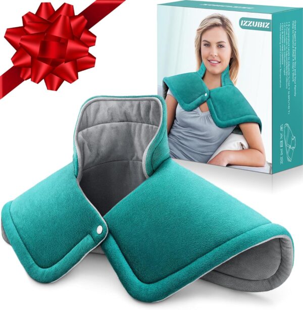 Christmas Gifts for Women, Mom, Neck Shoulder Heating Pad Gifts for Men, Dad, Fathers Day, Electric Weighted Heat Pads for Back, Cramps and Leg, Mothers Day Gifts for Mom from Daughter, Son