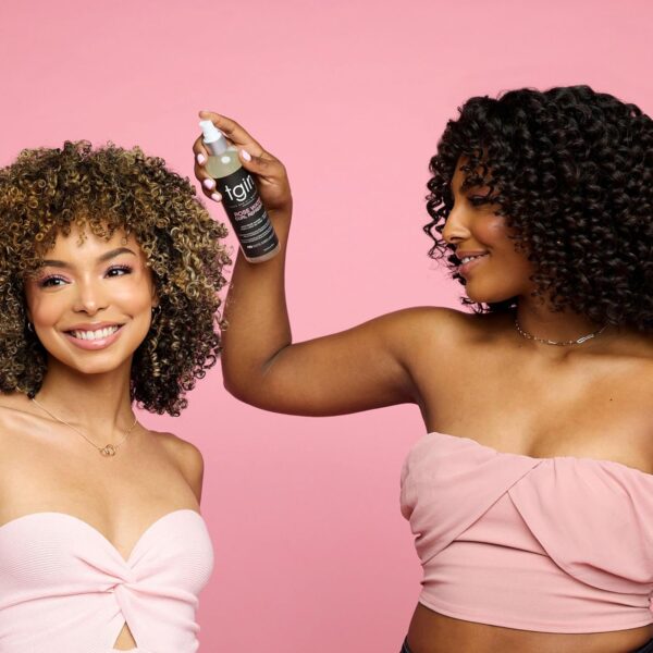 tgin Rose Water Curl Refresher for Curly, Coily, and Wavy Hair, with Acai Berries, Moisturizes and Soothes Dry Hair and Scalp, Braids, Protective Styles, and Locs, 8 fl oz - Image 3