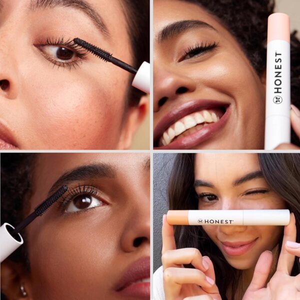 Honest Beauty 2-in-1 Extreme Length Clean Mascara + Lash Primer | Lengthening + Volumizing | EWG Verified + Cruelty Free | Black, .27 fl oz - Image 5