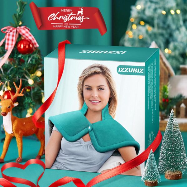 Christmas Gifts for Women, Mom, Neck Shoulder Heating Pad Gifts for Men, Dad, Fathers Day, Electric Weighted Heat Pads for Back, Cramps and Leg, Mothers Day Gifts for Mom from Daughter, Son - Image 6