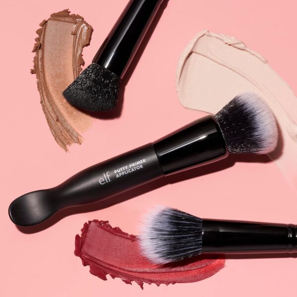 e.l.f. Putty Tools Trio, Set Of 3 Face Makeup Brushes For Putty Products, Helps You Easily Blend Putty Primer, Blush & Bronzer, Vegan & Cruelty-Free - Image 4